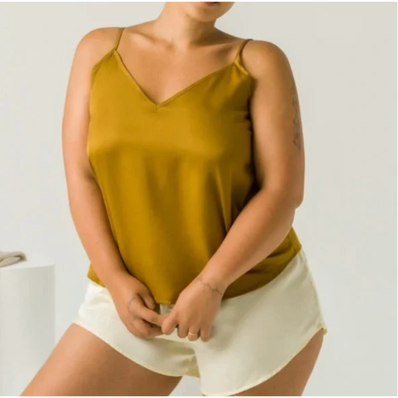 Ettitude Sateen Camisole (Chamomile) Medium - Picture 3 of 7